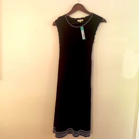 Shosanna Colianmma Textured Navy Blue Knit Dress - Picture 1 of 1